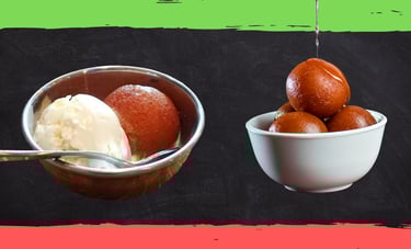 Delicious Indian Sweets at Samosa Bar - A perfect treat to complement your meal