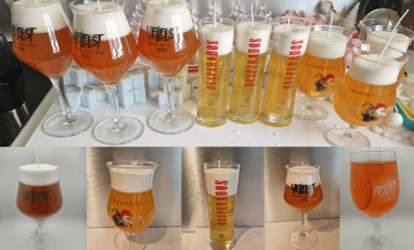 Brasserie d'Achouffe beer candles, Desperados beer candles, Hellfest beer candles, Aperol candles