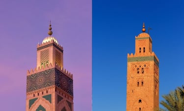 Minaret de la mosquée du Mechouar à Tlemcen