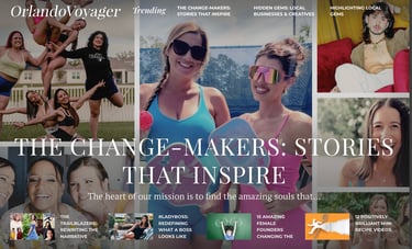 Orlando Voyager, a local publication that highlights entrepreneurs and small businesses shaping the Orlando community.
