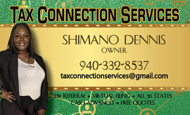 owner of tax connection services 