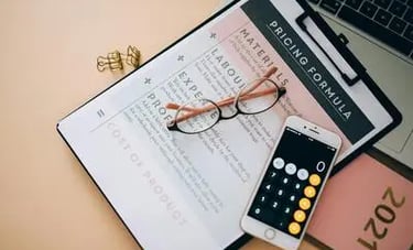 Business tools and documents used for pricing strategy and market positioning analysis