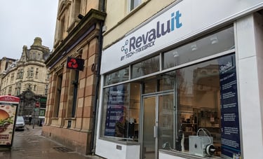 The Revaluit Shopfront, situated at the bottom of Brighton's North Street