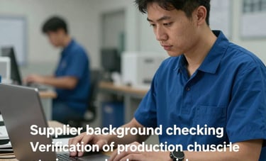 Professional photography of premium Egyptian dates and dried spices in bulk packaging for export. Modern, clean warehouse setting with soft lighting. Middle Eastern / International B2B.