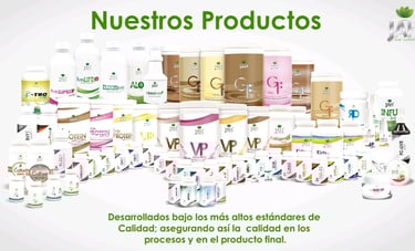 Gama de productos herbolarios de la linea Live Nutrition