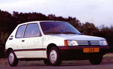 Brochure Peugeot 205 Accent