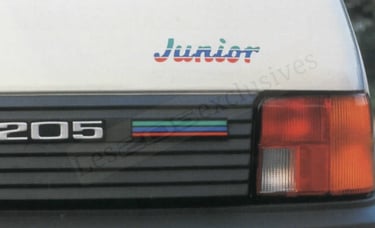 Brochure Peugeot 205  Junior Suisse