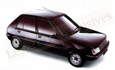 Brochure Peugeot 205 ColorLine Pays-Bas