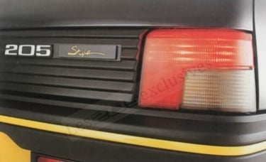 Brochure Peugeot 205 Style