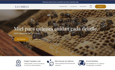 Desarrollo de Eccomerce para un distribuidor de miel en Sevilla