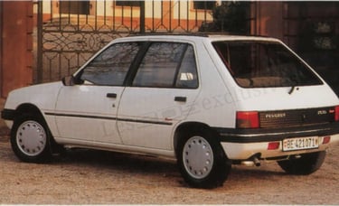 Brochure Peugeot 205 Elegance