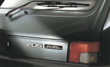 Brochure Peugeot 205  Gentry Suisse