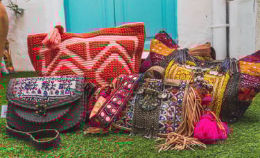 Bolso estilo boho Ibiza Ghaliaria Moda tienda en Dénia