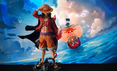 figurine résine Fanart Manga Luffy