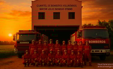 Cuartel de bomberos voluntarios de Mayor Julio Dionisio Otaño - Itapua - Paraguay
