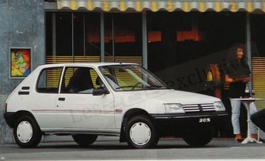 Brochure Peugeot 205 Junior Suisse