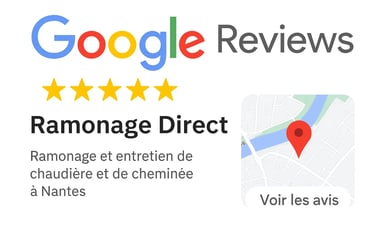 Avis clients Google Ramonage Direct Nantes - Note 5 étoiles
