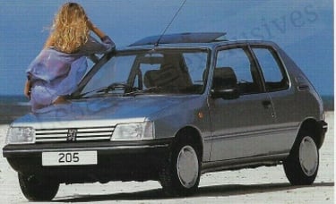 Brochure Peugeot 205 LOOK for summer