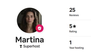 Shows: Martina the Superhost of the Special Experience in Zadar.
