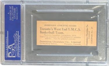 Early Canadian Basketball Cards