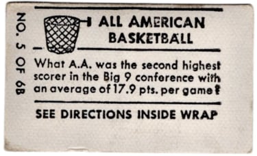 All American Basketball Thrills Topps Basket Ball Cards