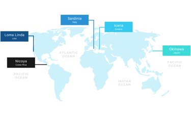 blue zones map