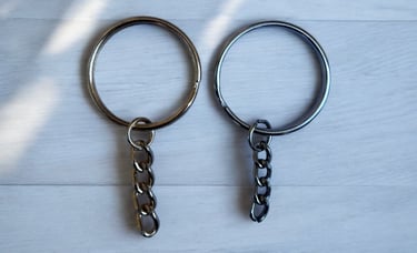 Flat Keychain Ring