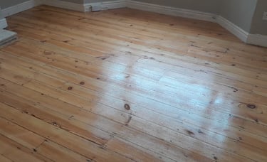 wood floor sanding and clean
