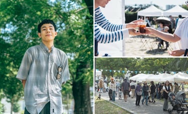 藤本樹林さんとヒト巡る、市場の会場風景|堺市のニュースならサカイタイムズ
