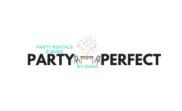 party table and chairs Party Perfect by diana logo