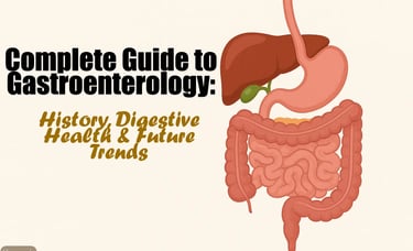 Illustration of the human digestive system including stomach, intestines, liver, and pancreas,.