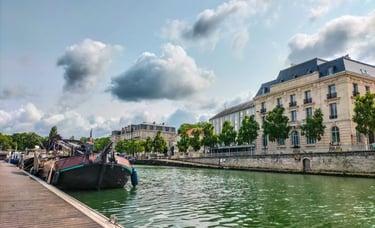 Quai de la République à Verdun