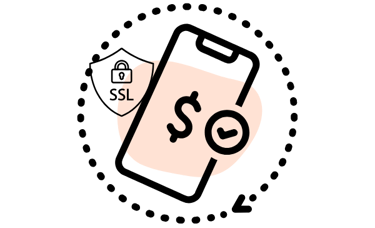 online wine delivery payment icon