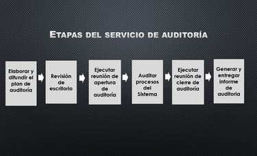 Etapas del proceso de auditoria en ISO 9001