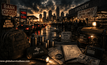 Hero Image of The First 30 Days of Economic Collapse: What Really Happens and How to Survive.
