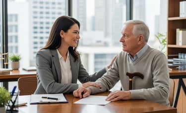 Representação de assistência jurídica para curatela