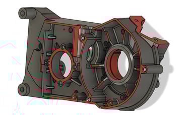 karter silnika M541 do Simsona S51 druk 3D