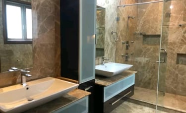 Luxurious Bathroom of 3 BHK Luxury Builder Floor in Vasant Kunj, Shanti Kunj