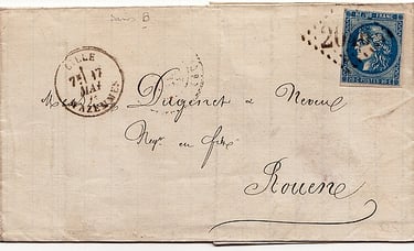 Losange Gros Chiffres 2046 B et type 16.