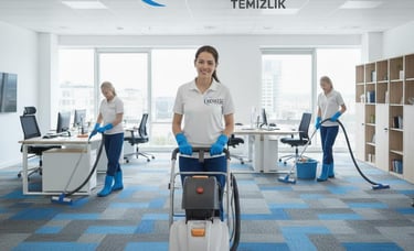 Modern temizlik ekipmanları ve sanayi tipi vakum cihazları