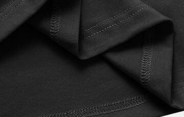 Double-needle stitching and shoulder-to-shoulder taping on premium blank t-shirts