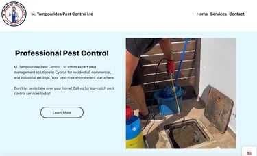 Tampourides Pest Control