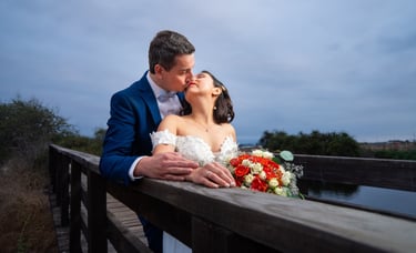 Retrato fotografía de matrimonio