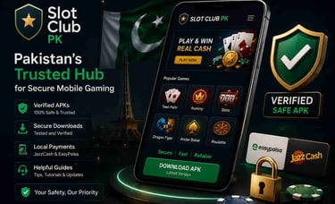 Slot club reviews and guides in Pakistan 