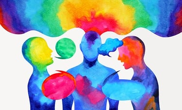 mind wandering towards problems while others around you are actively interested in conversation