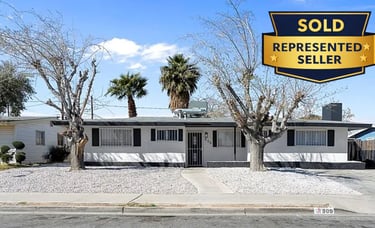 a sold sign for a home in palm springs, florida