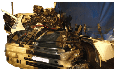 B Double truck crash near fatal showing Lance Has 9 lives already used up 200