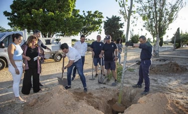 Plantación árboles FAN FUTURA FEST.