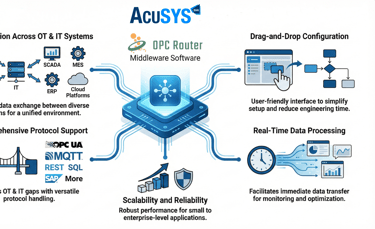OPC Router, industrial automation, SAP, ERP, Rest