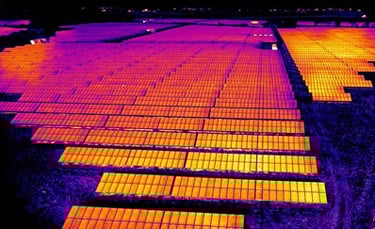 inspeções com drone paineis solares